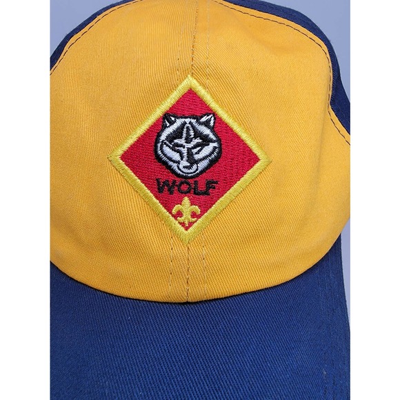 Boy Scout Wolf Baseball Hat S/M Adjustable Official BSA Uniform Youth Boys - Picture 5 of 6